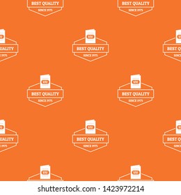 Wine menu pattern vector orange for any web design best