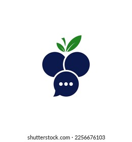 wine message illustration vector logo