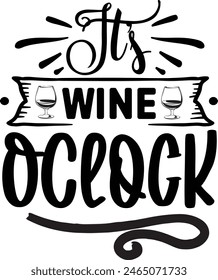 It's wine o'clock, Wine design