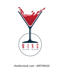 Wine on the glass