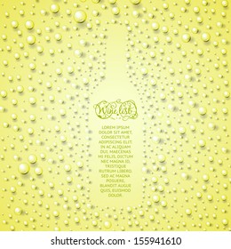 Wine on a light background. Vector illustration.
