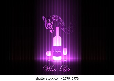 Wine on the stage - pink edition