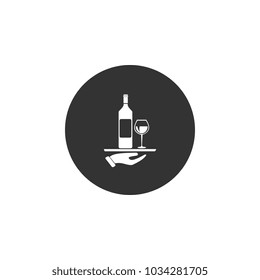 Wine on the tray