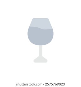 Wine party drink icon flat style