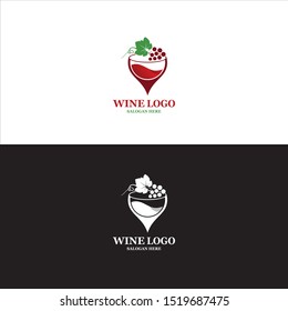 Wine  Point Logo in vector