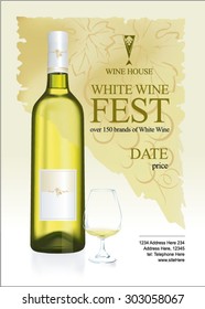 Wine Poster. Wine House Poster. Wine Fest Poster