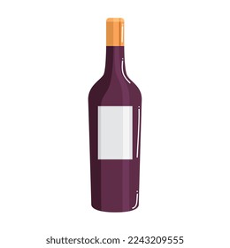 wine purple drink bottle icon