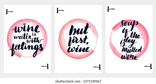 Wine Quote and saying, Best for Print Design like poster, t shirt and other 