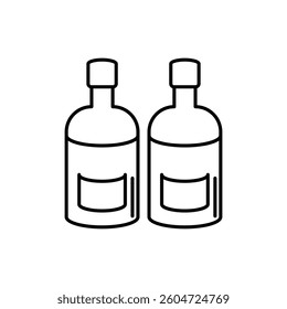 Wine Rack vector icon stock illustration