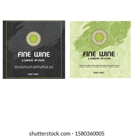 Wine red amarone prosecco label italian 