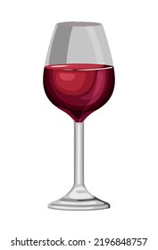 wine red in cup icon