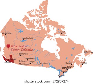 Wine region british columbia in canada