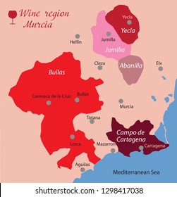 wine region murcia in spain