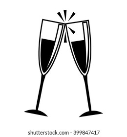 wine and restaurant icon design, vector illustration