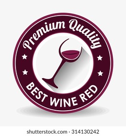 Wine shop design, vector illustration eps 10.