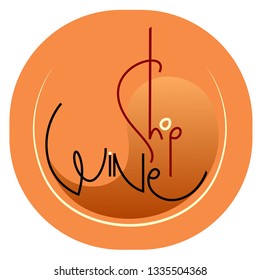 WINE SHOP LABEL