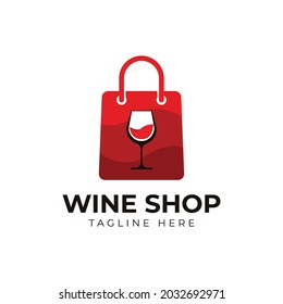 Wine Shop Or Liquor Store Logo Design