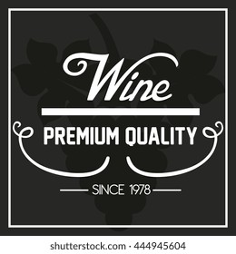 wine shop template isolated icon design, vector illustration  graphic 
