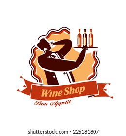 Wine Shop. Vector format