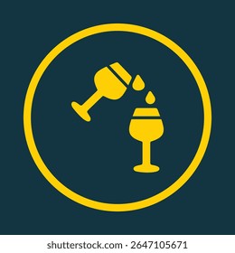 Wine Sip trendy vector art design exquisite amazing colorful useful illustration.eps