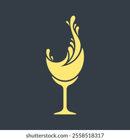 Wine splash trendy artwork pretty abstract vector illustration colorful useable design.eps