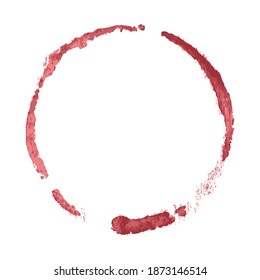 Wine Stain On A White Background. Vector Illustration.