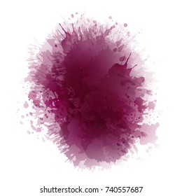 Wine stained background. Rose wine. Vector background