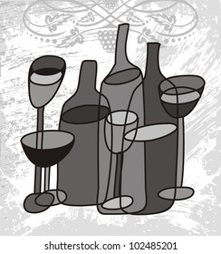 wine still life