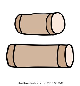Wine Stopper vector Illustration. Doodle style. Design icon, print, logo, poster, symbol, decor, textile, paper, card. 