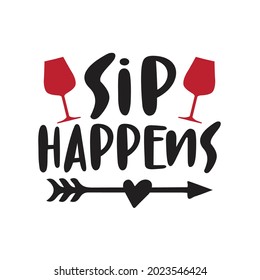 wine svg design bundle and wine typography design