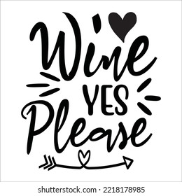 Wine svg design cut file