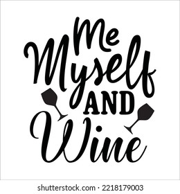 Wine svg design cut file