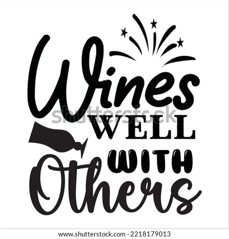 Wine svg design cut file