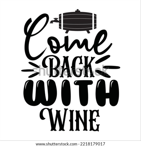 Wine svg design cut file