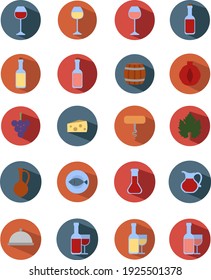 Wine tasting, illustration, vector on white background.