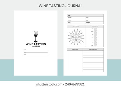 Wine Tasting Journal Kdp Interior