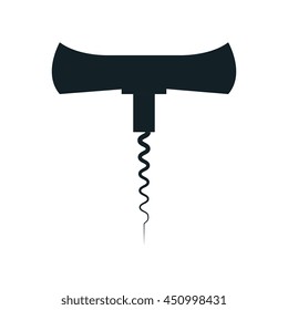 Wine theme icon design in black and white colors, vector illustration graphic design.