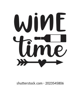 paquete de diseño de svg en tiempo de vino