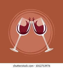 Wine toast cups