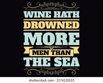 Wine  t-shirt design vector file