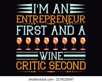 Wine  t-shirt design vector file