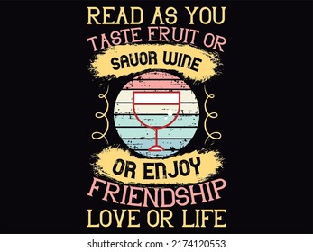 Wine  t-shirt design vector file