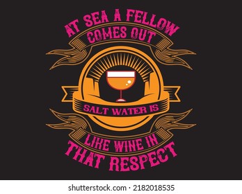 Wine t-shirt design vector file