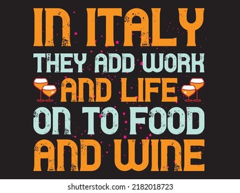 Wine t-shirt design vector file
