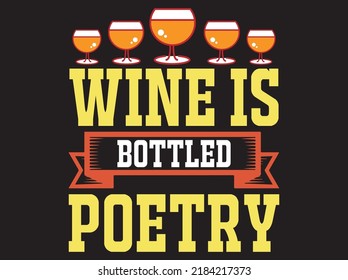 Design-Vektordatei für Weinhemden