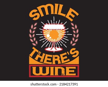 Wine t-shirt design vector file