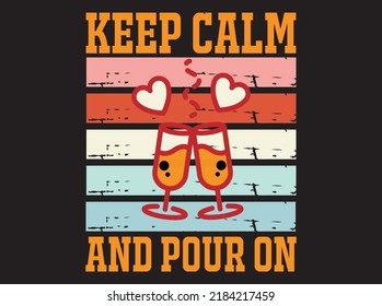 Wine t-shirt design vector file