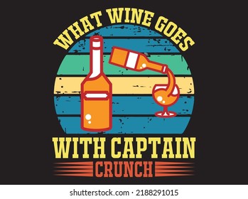 Wine  t-shirt design vector file