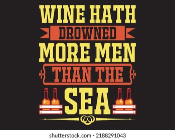 Wine  t-shirt design vector file