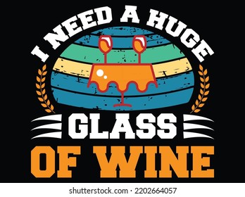 Wine t-shirt design  vector file